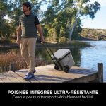 Ninja FrostVault 28 L Glacière roulante avec zone sèche, gris ardoise FB230EUGY – Image 5