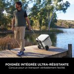 Ninja FrostVault 28 L Glacière roulante avec zone sèche, blanc nuage FB230EUWH – Image 5