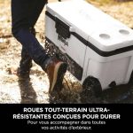 Ninja FrostVault 61L Glacière roulante avec zone sèche, Blanc nuage FB265EUUKWH – Image 2