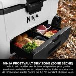 Ninja FrostVault 61L Glacière roulante avec zone sèche, Blanc nuage FB265EUUKWH – Image 3