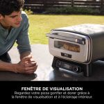 Four à pizza électrique d’extérieur avec fonction Air Fryer Ninja Artisan avec housse et brosse – Image 5