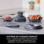 Air Fryer modulaire en verre Ninja CRISPi Cyber Space avec 3 récipients – Image 2