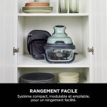 Air Fryer modulaire en verre Ninja CRISPi Sauge FN101EUSG – Image 7