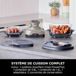 Air Fryer modulaire en verre Ninja CRISPi Beige avec 3 récipients – Image 2