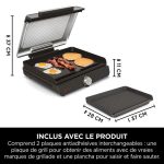 Grill et plancha d’intérieur Ninja Sizzle GR101EU – Image 3