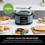 Ninja Foodi PossibleCooker, multicuiseur et mijoteuse numérique 8-en-1 MC1001EU