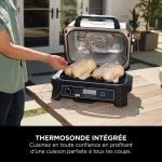 Barbecue électrique et fumoir Ninja Woodfire Pro XL avec thermosonde Smart Cook OG850EU – Image 3