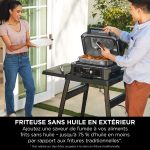 Barbecue électrique et fumoir Ninja Woodfire Pro Connect XL avec support et housse – Image 5
