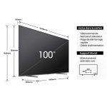 TV QLED 100"" HISENSE 100E7NQ_elec – Image 3
