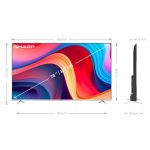TV QLED 70"" SHARP 70GP6260E_elec – Image 3