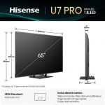 TV Miniled 65"" HISENSE 65U7Q PRO_elec – Image 3