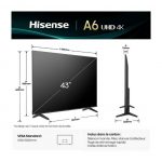 TV UHD 4K 43"" HISENSE 43A6Q_elec – Image 3