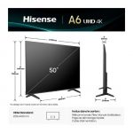TV UHD 4K 50"" HISENSE 50A6Q_elec – Image 3