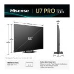 TV MINILED 55"" HISENSE 55U7Q PRO 165Hz_elec – Image 2