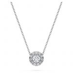 Pendentif solitaire halo Eternity_Swar – Image 2