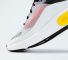Stylish sneaker showcasing vibrant colors on a clean white backdrop.